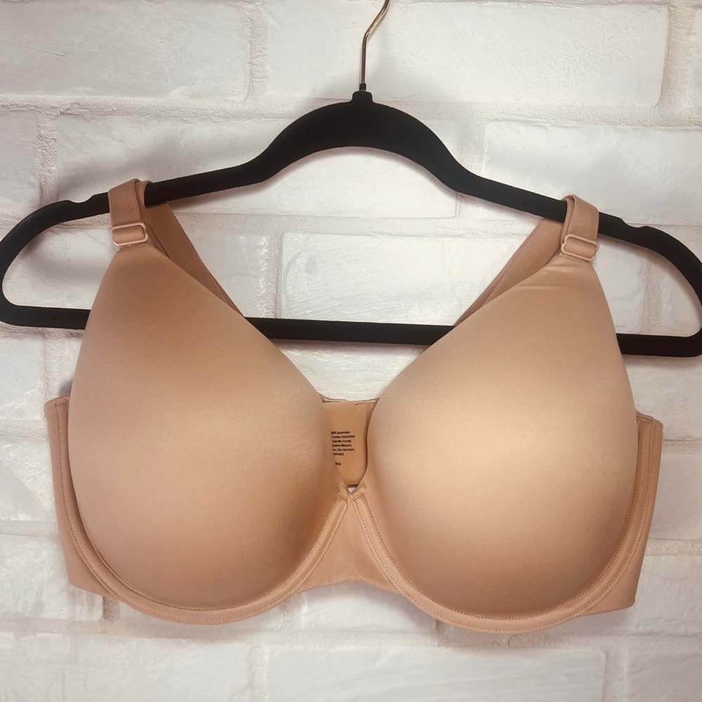 NWT Soma Enbliss Nude Full Coverage Underwire Lined Bra 40 DD Soft Tan #0262